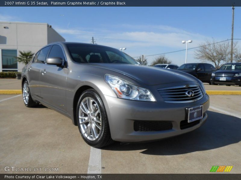 Platinum Graphite Metallic / Graphite Black 2007 Infiniti G 35 Sedan