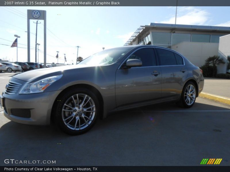 Platinum Graphite Metallic / Graphite Black 2007 Infiniti G 35 Sedan