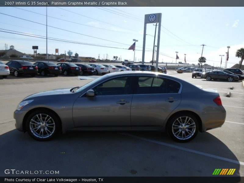 Platinum Graphite Metallic / Graphite Black 2007 Infiniti G 35 Sedan