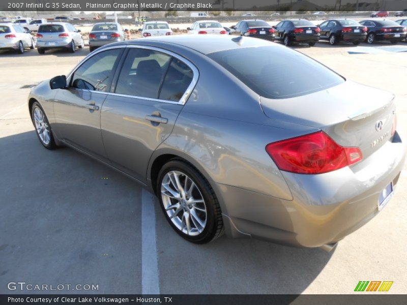 Platinum Graphite Metallic / Graphite Black 2007 Infiniti G 35 Sedan