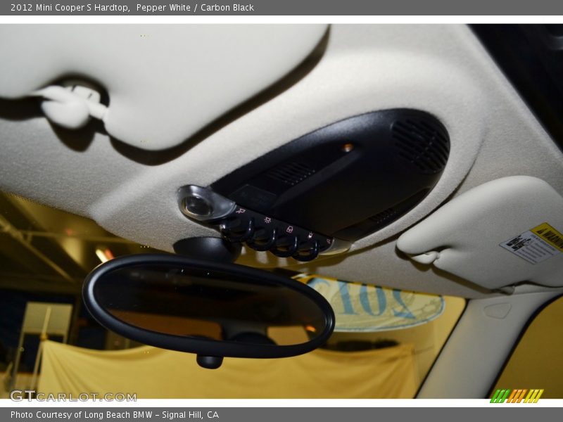 Pepper White / Carbon Black 2012 Mini Cooper S Hardtop