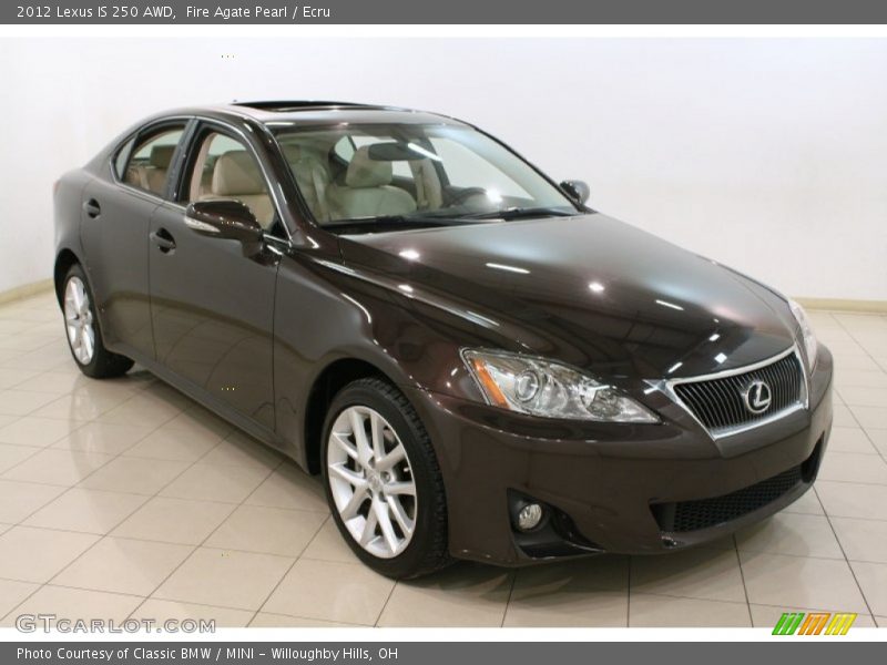 Fire Agate Pearl / Ecru 2012 Lexus IS 250 AWD