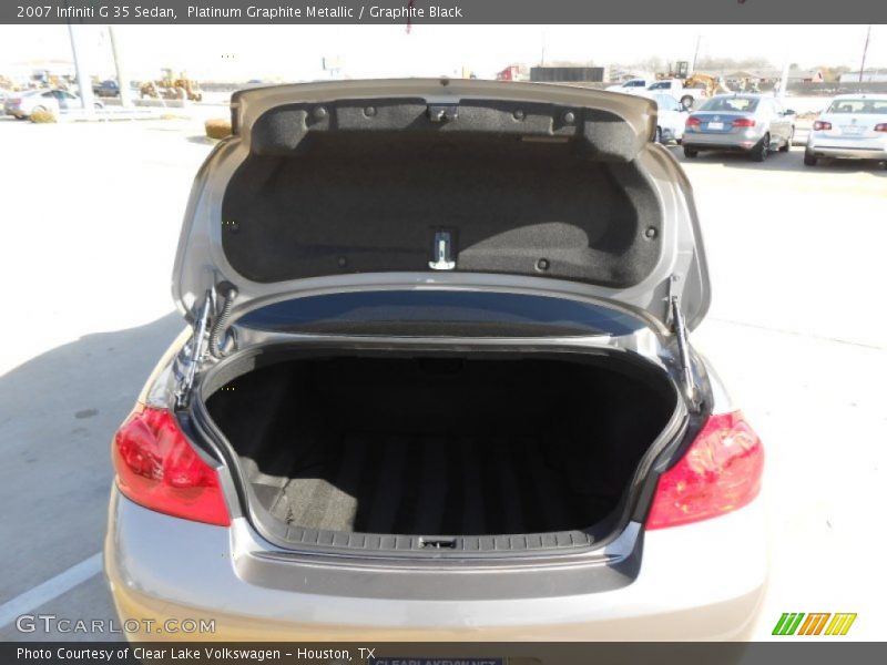 Platinum Graphite Metallic / Graphite Black 2007 Infiniti G 35 Sedan