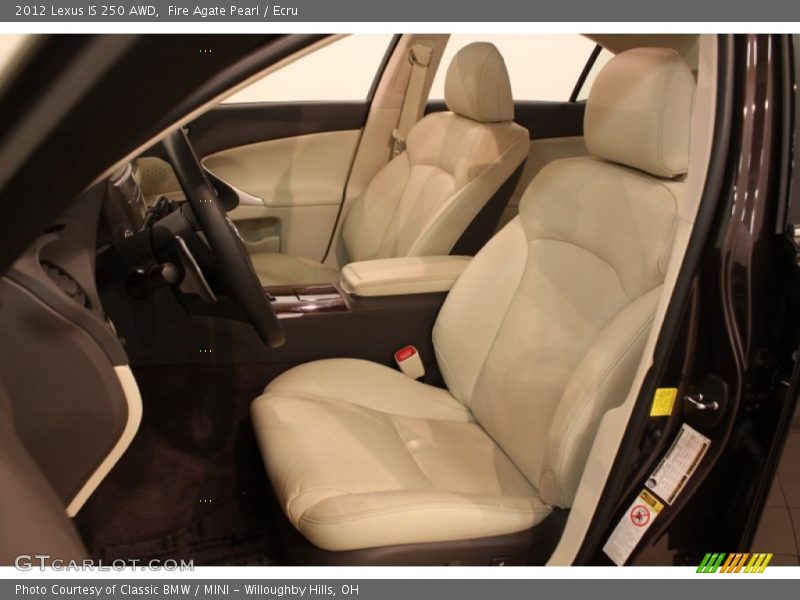 Fire Agate Pearl / Ecru 2012 Lexus IS 250 AWD