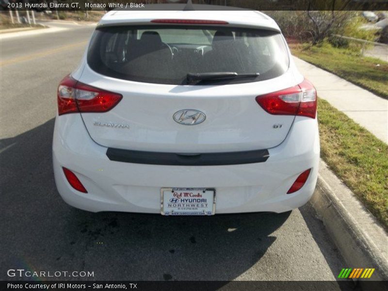 Monaco White / Black 2013 Hyundai Elantra GT