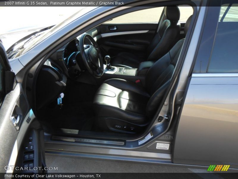 Platinum Graphite Metallic / Graphite Black 2007 Infiniti G 35 Sedan