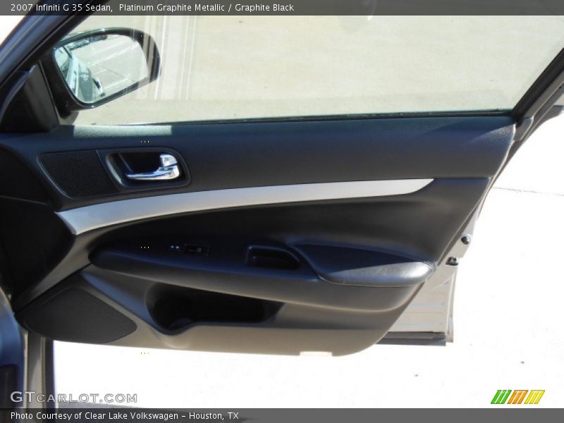 Platinum Graphite Metallic / Graphite Black 2007 Infiniti G 35 Sedan