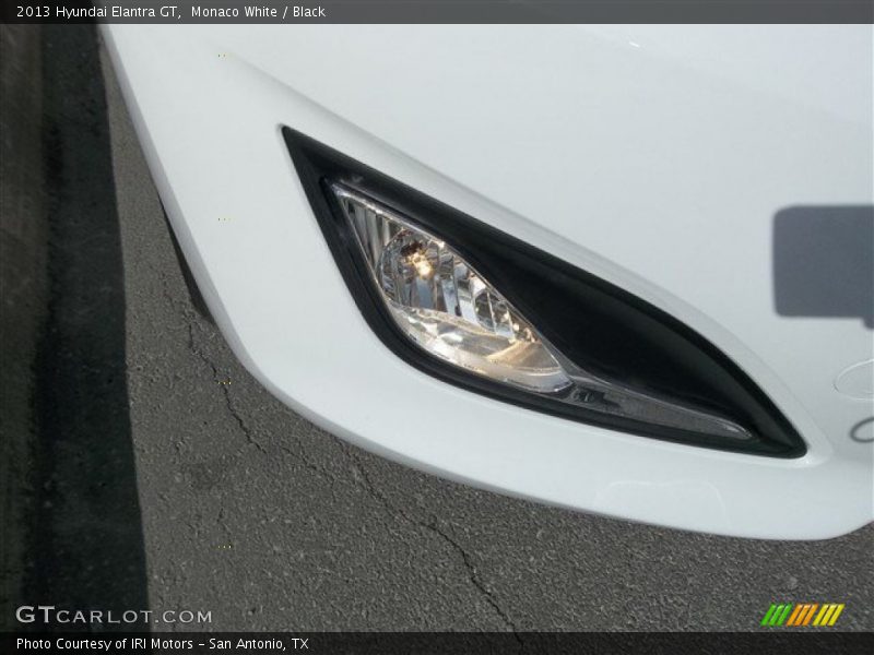 Monaco White / Black 2013 Hyundai Elantra GT