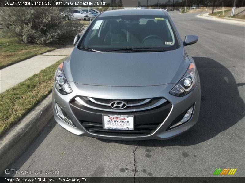 Titanium Gray Metallic / Black 2013 Hyundai Elantra GT