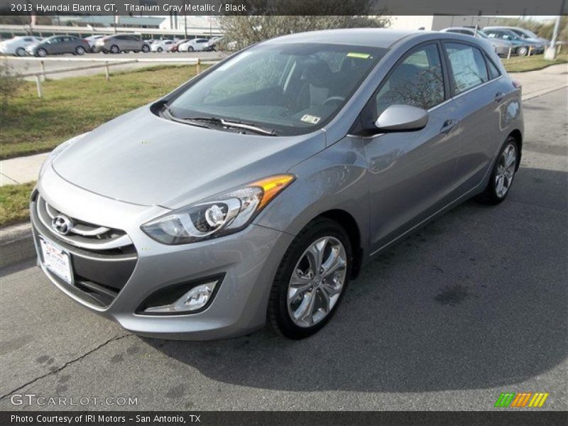 Titanium Gray Metallic / Black 2013 Hyundai Elantra GT