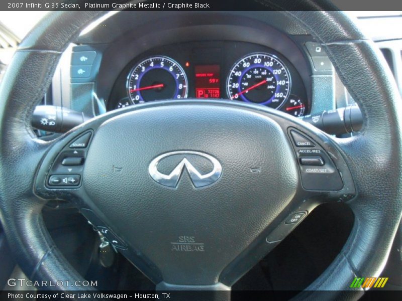 Platinum Graphite Metallic / Graphite Black 2007 Infiniti G 35 Sedan