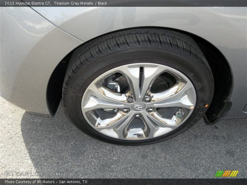 Titanium Gray Metallic / Black 2013 Hyundai Elantra GT