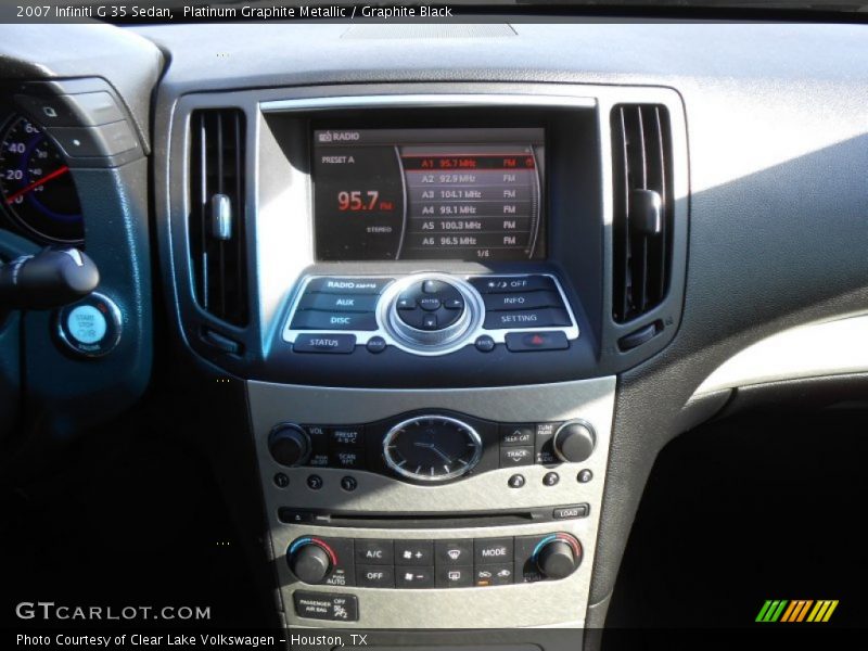 Platinum Graphite Metallic / Graphite Black 2007 Infiniti G 35 Sedan