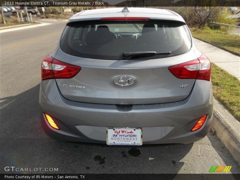 Titanium Gray Metallic / Black 2013 Hyundai Elantra GT