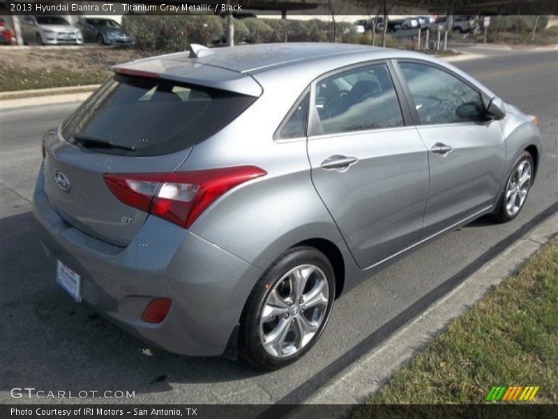 Titanium Gray Metallic / Black 2013 Hyundai Elantra GT