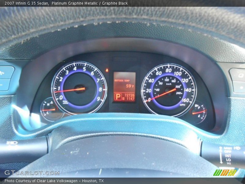  2007 G 35 Sedan 35 Sedan Gauges