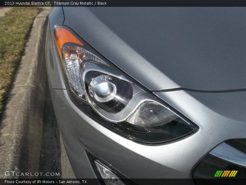 Titanium Gray Metallic / Black 2013 Hyundai Elantra GT