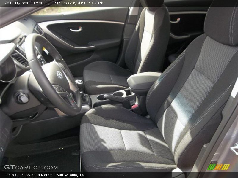Titanium Gray Metallic / Black 2013 Hyundai Elantra GT