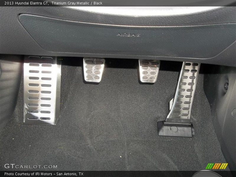 Titanium Gray Metallic / Black 2013 Hyundai Elantra GT