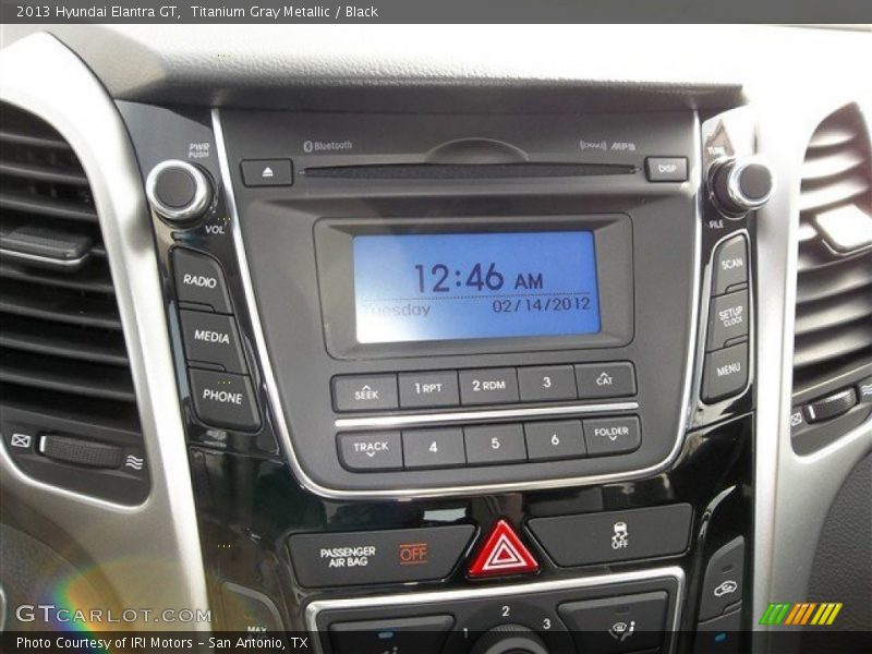 Titanium Gray Metallic / Black 2013 Hyundai Elantra GT