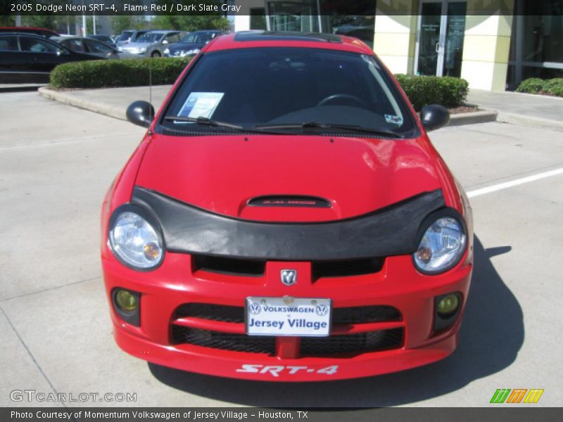 Flame Red / Dark Slate Gray 2005 Dodge Neon SRT-4