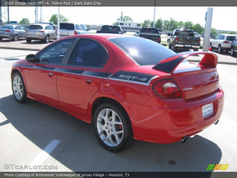 Flame Red / Dark Slate Gray 2005 Dodge Neon SRT-4