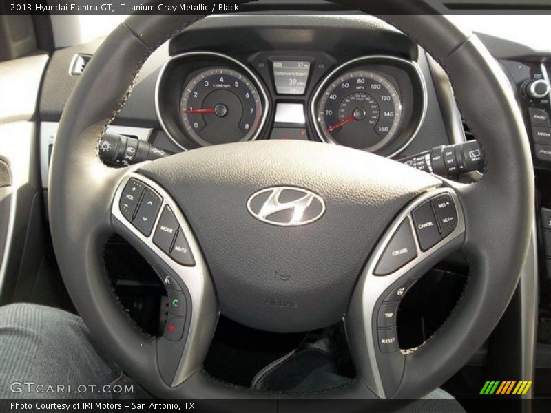 Titanium Gray Metallic / Black 2013 Hyundai Elantra GT
