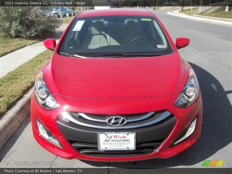 Volcanic Red / Beige 2013 Hyundai Elantra GT
