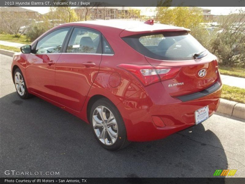 Volcanic Red / Beige 2013 Hyundai Elantra GT