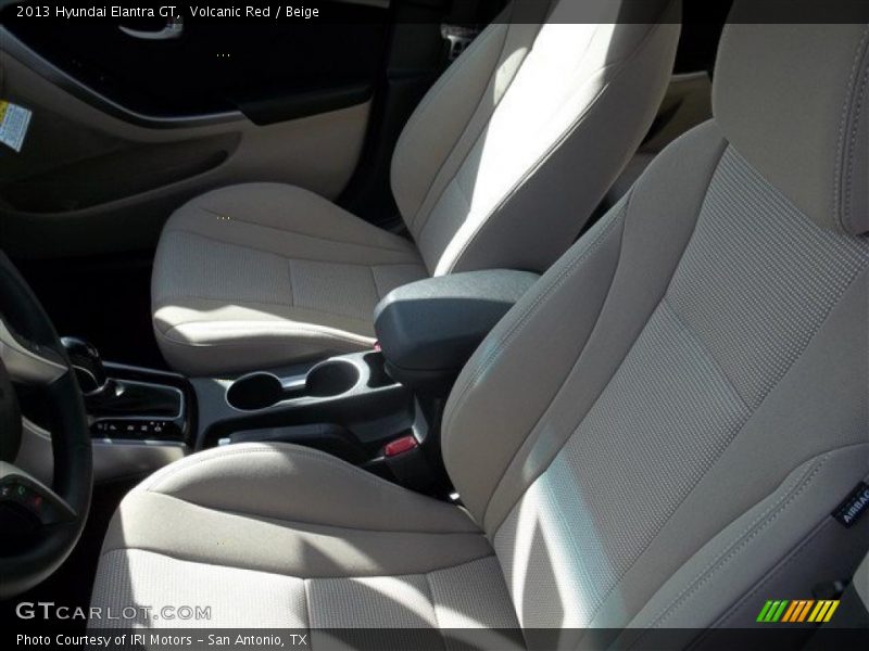 Front Seat of 2013 Elantra GT