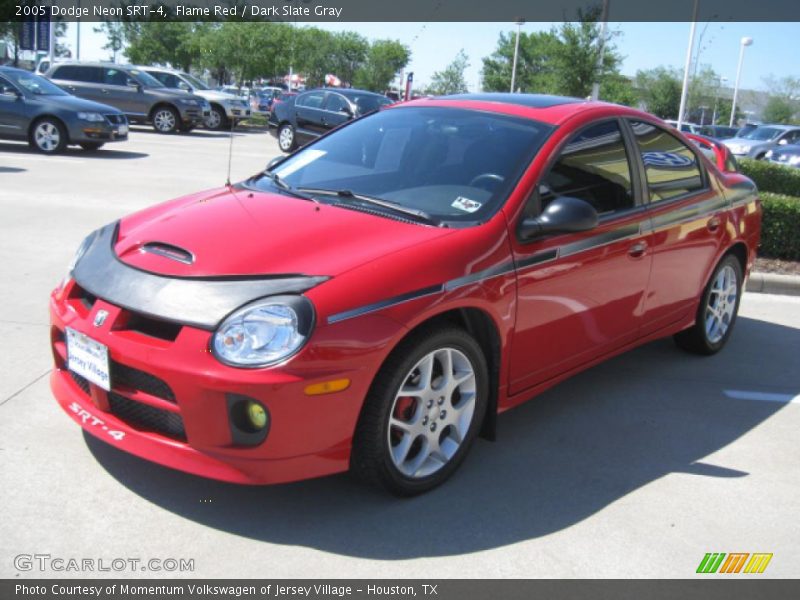 Flame Red / Dark Slate Gray 2005 Dodge Neon SRT-4