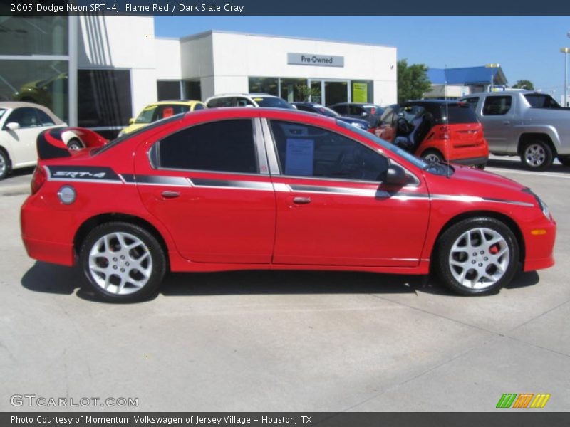 Flame Red / Dark Slate Gray 2005 Dodge Neon SRT-4