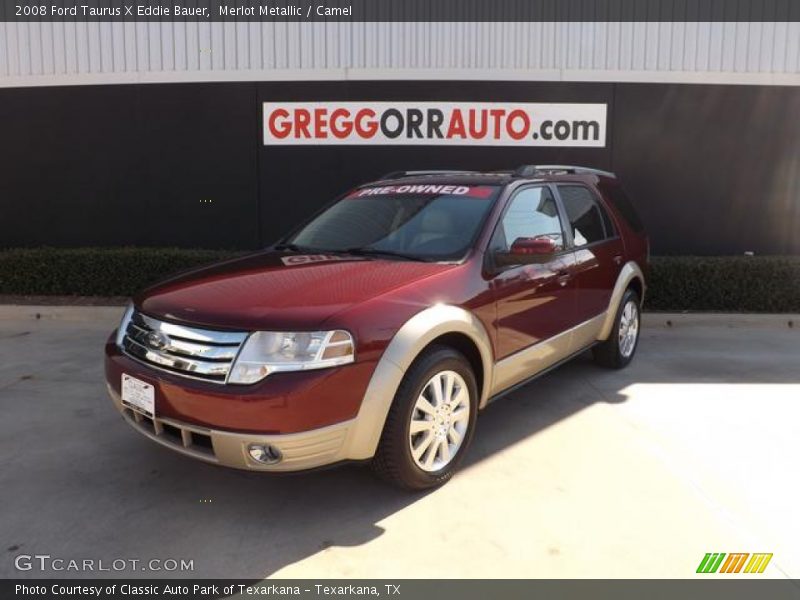 Merlot Metallic / Camel 2008 Ford Taurus X Eddie Bauer