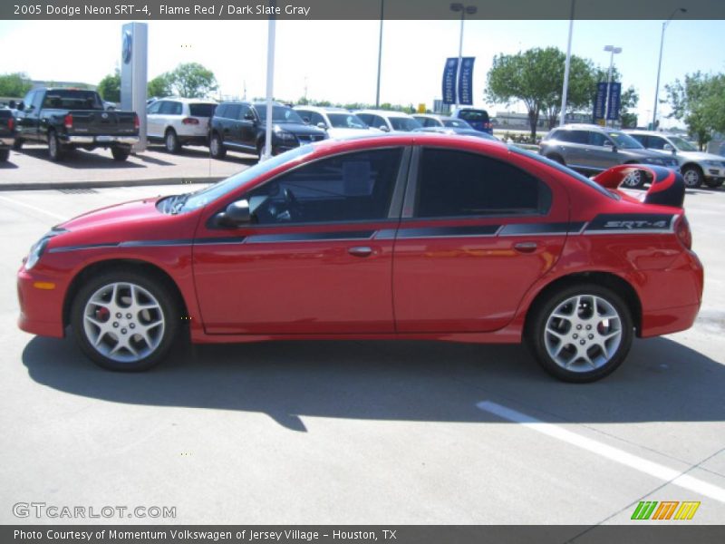 Flame Red / Dark Slate Gray 2005 Dodge Neon SRT-4
