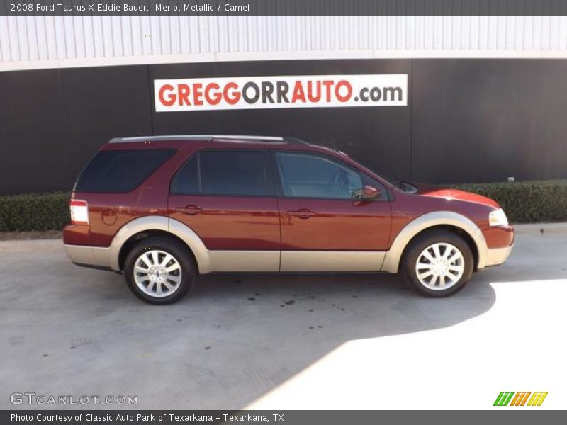 Merlot Metallic / Camel 2008 Ford Taurus X Eddie Bauer