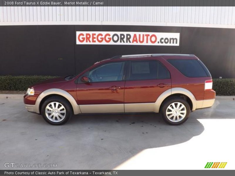Merlot Metallic / Camel 2008 Ford Taurus X Eddie Bauer