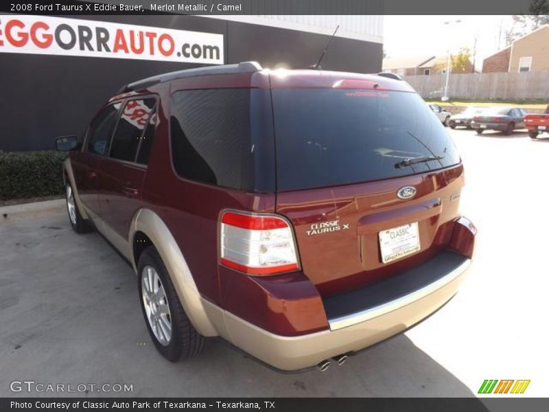 Merlot Metallic / Camel 2008 Ford Taurus X Eddie Bauer