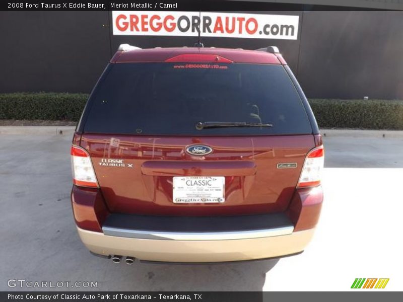 Merlot Metallic / Camel 2008 Ford Taurus X Eddie Bauer