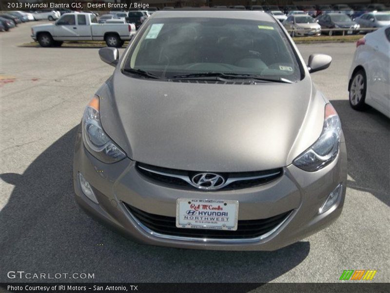Desert Bronze / Beige 2013 Hyundai Elantra GLS