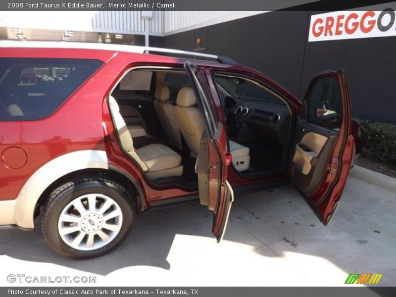 Merlot Metallic / Camel 2008 Ford Taurus X Eddie Bauer