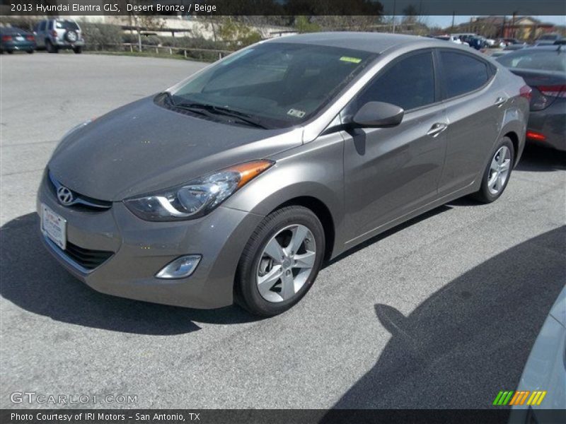 Desert Bronze / Beige 2013 Hyundai Elantra GLS