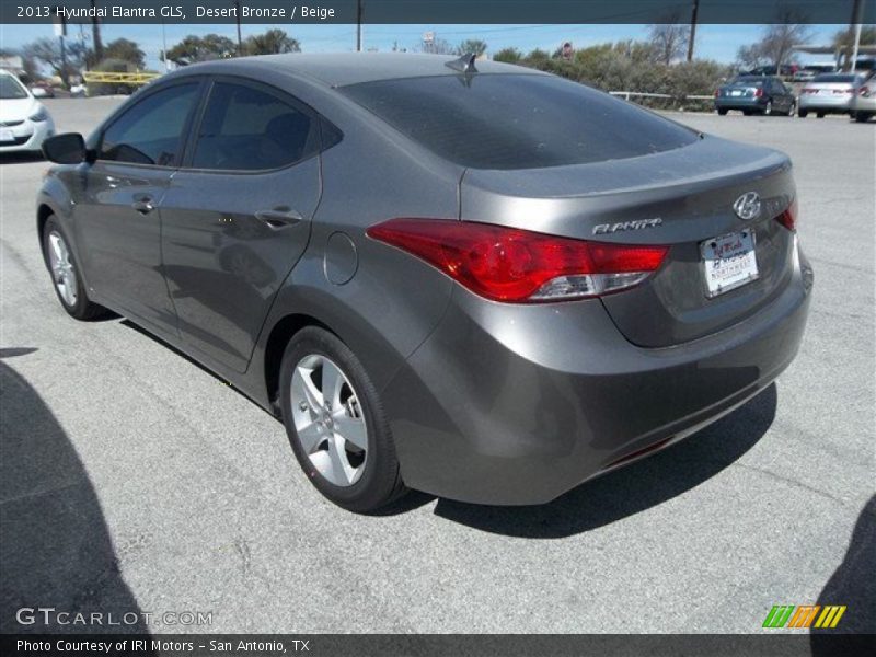 Desert Bronze / Beige 2013 Hyundai Elantra GLS