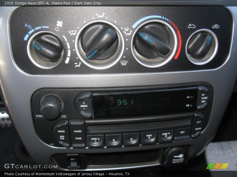 Flame Red / Dark Slate Gray 2005 Dodge Neon SRT-4