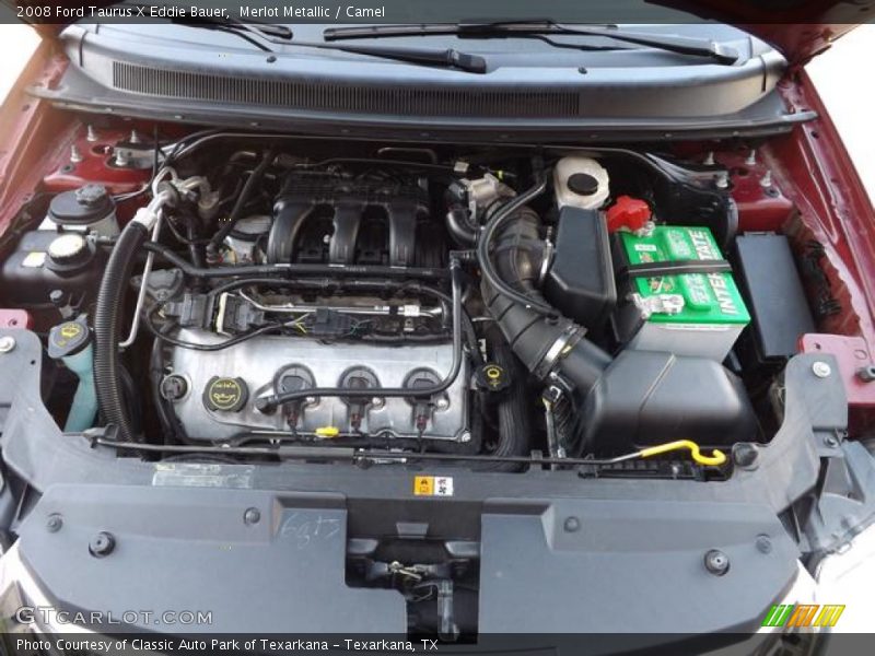 Merlot Metallic / Camel 2008 Ford Taurus X Eddie Bauer