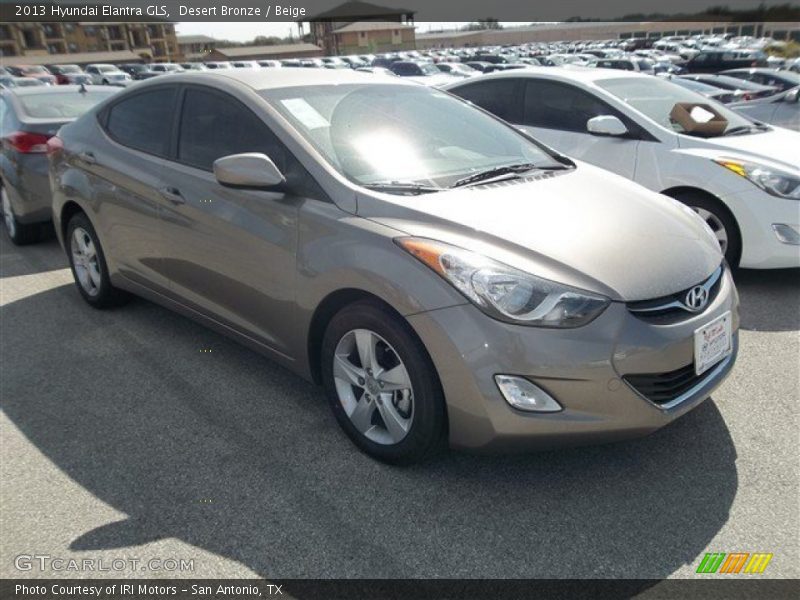 Desert Bronze / Beige 2013 Hyundai Elantra GLS