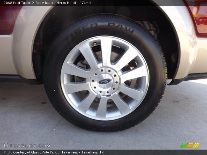 Merlot Metallic / Camel 2008 Ford Taurus X Eddie Bauer