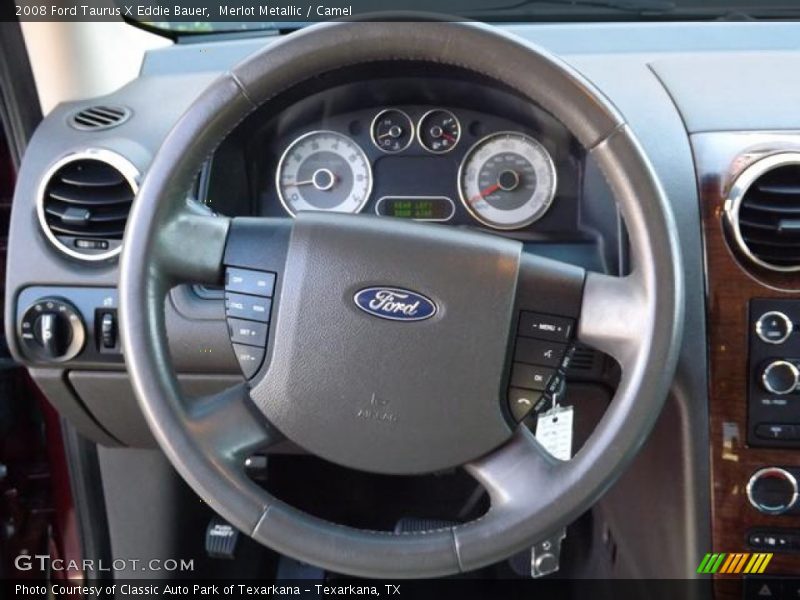 Merlot Metallic / Camel 2008 Ford Taurus X Eddie Bauer