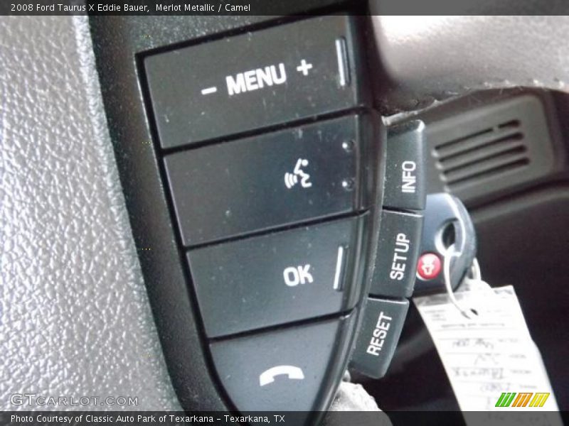 Merlot Metallic / Camel 2008 Ford Taurus X Eddie Bauer