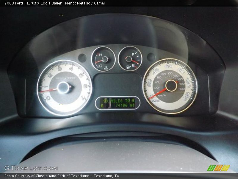 Merlot Metallic / Camel 2008 Ford Taurus X Eddie Bauer