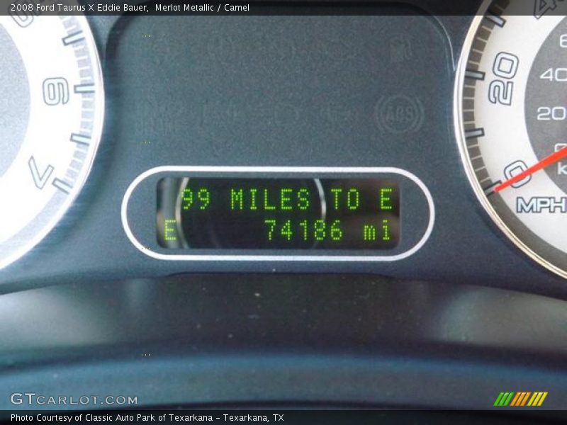Merlot Metallic / Camel 2008 Ford Taurus X Eddie Bauer